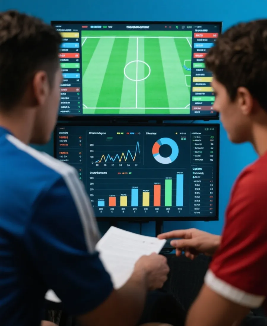 賽前盤口分析與數據研究示意圖