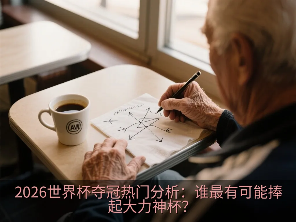 夜空下闪耀的抽象金色奖杯剪影与足球场全景